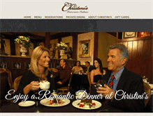 Tablet Screenshot of christinis.com